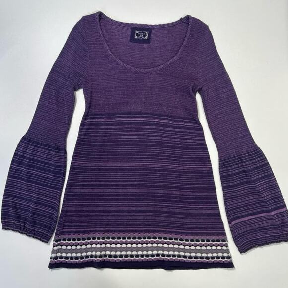 Y2K Decree Babydoll Long Sleeve Tunic Sweater - Picture 2 of 6